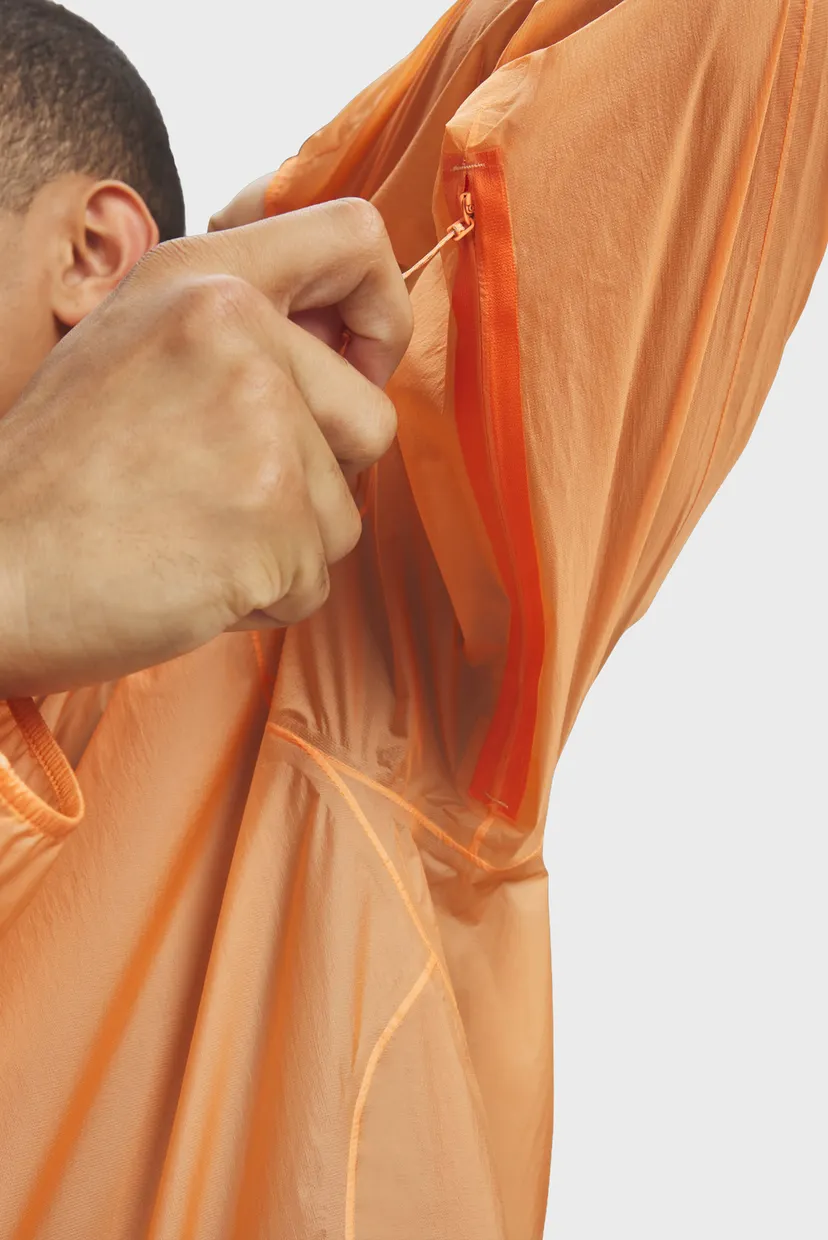 Чоловіча помаранчева вітровка M Trail Run Rain Jacket 5