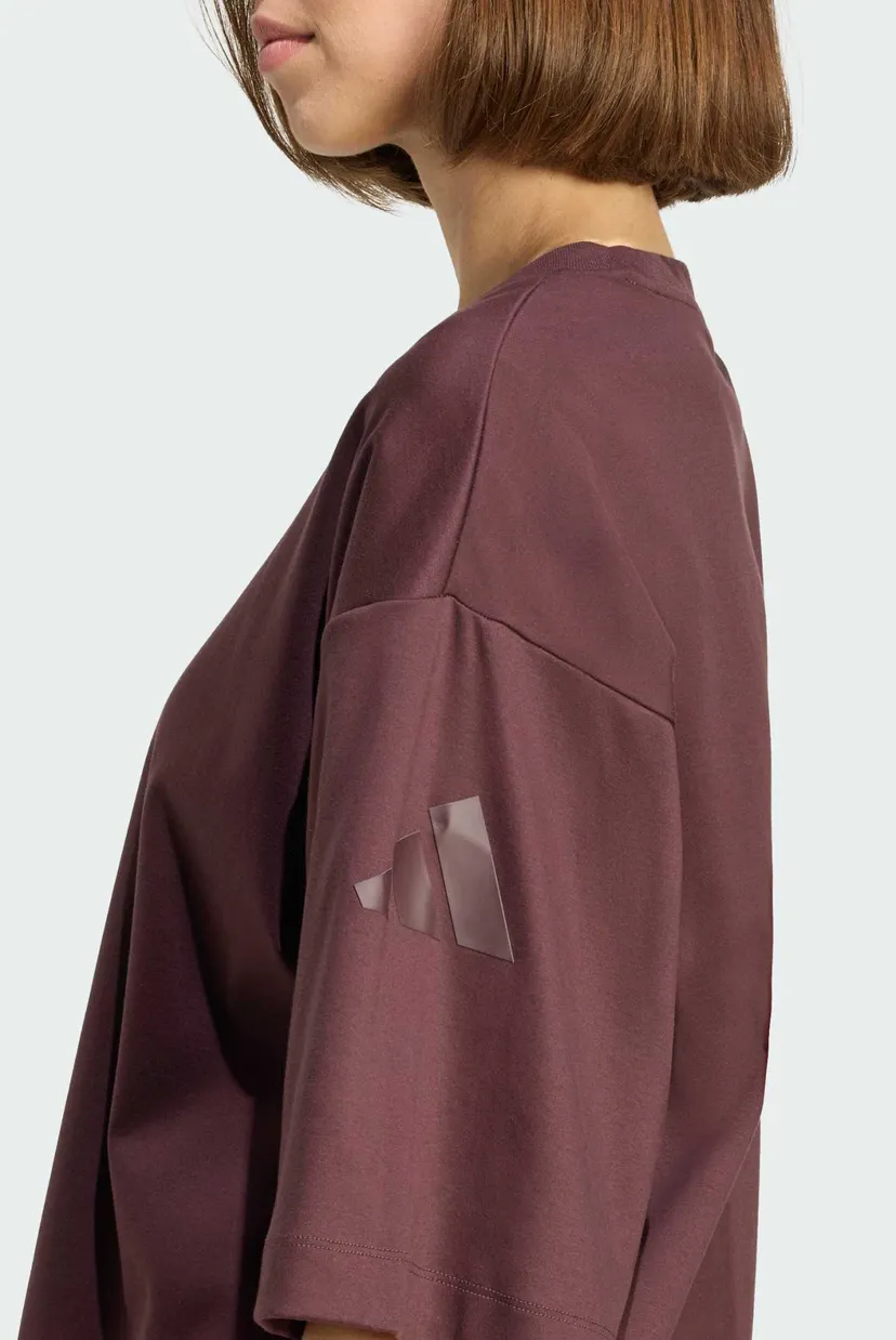 Женская коричневая футболка ALL SZN Soft Lux Loose 5