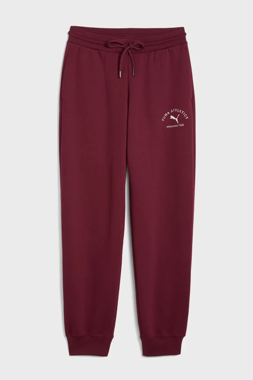 Женские бордовые спортивные брюки PUMA Class Comfort Sweatpants Women 4