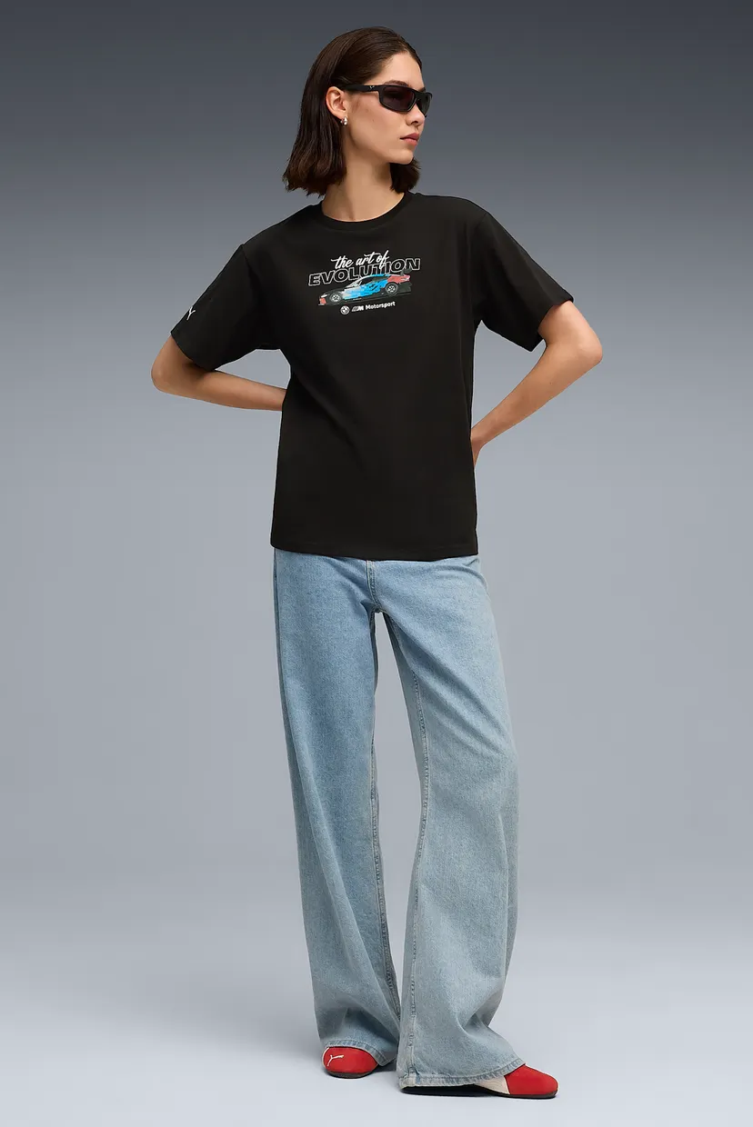 Жіноча чорна футболка BMW M Motorsport Tee Women 4