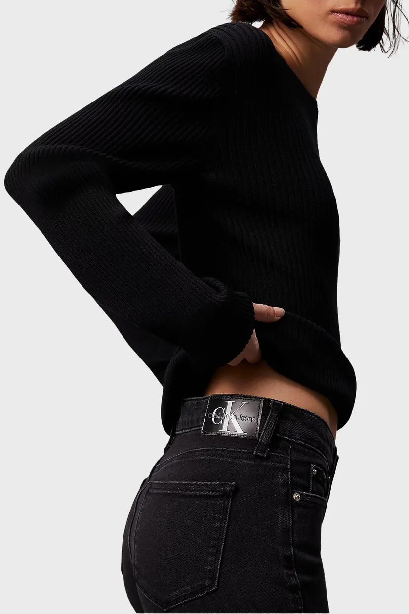 Женские черные джинсы MID RISE SKINNY 5
