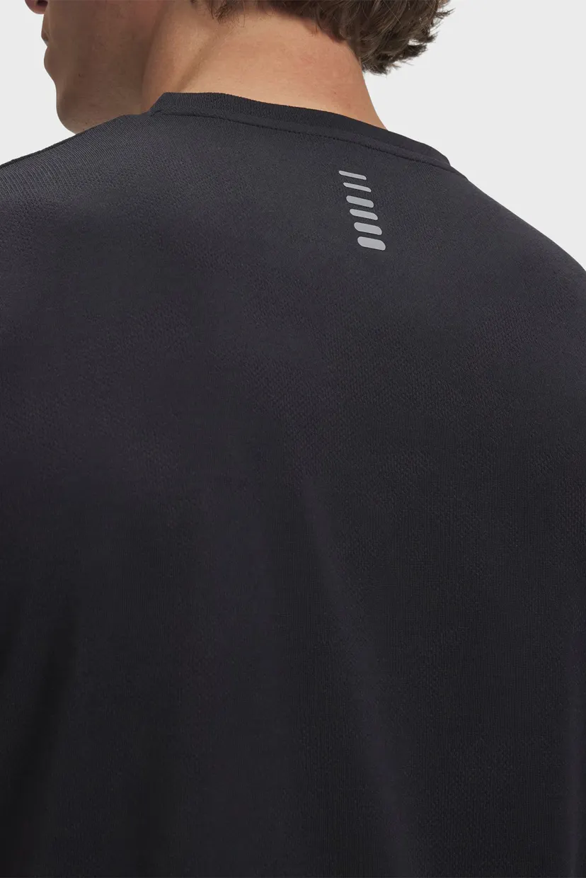 Чоловіча чорна футболка UA Launch Camo SS 3