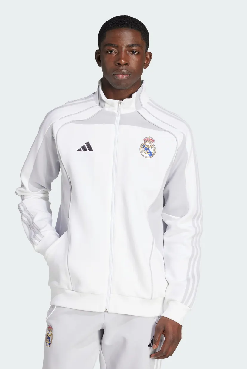 Чоловіча біла спортивна кофта Real Madrid UBP Doubleknit adidas