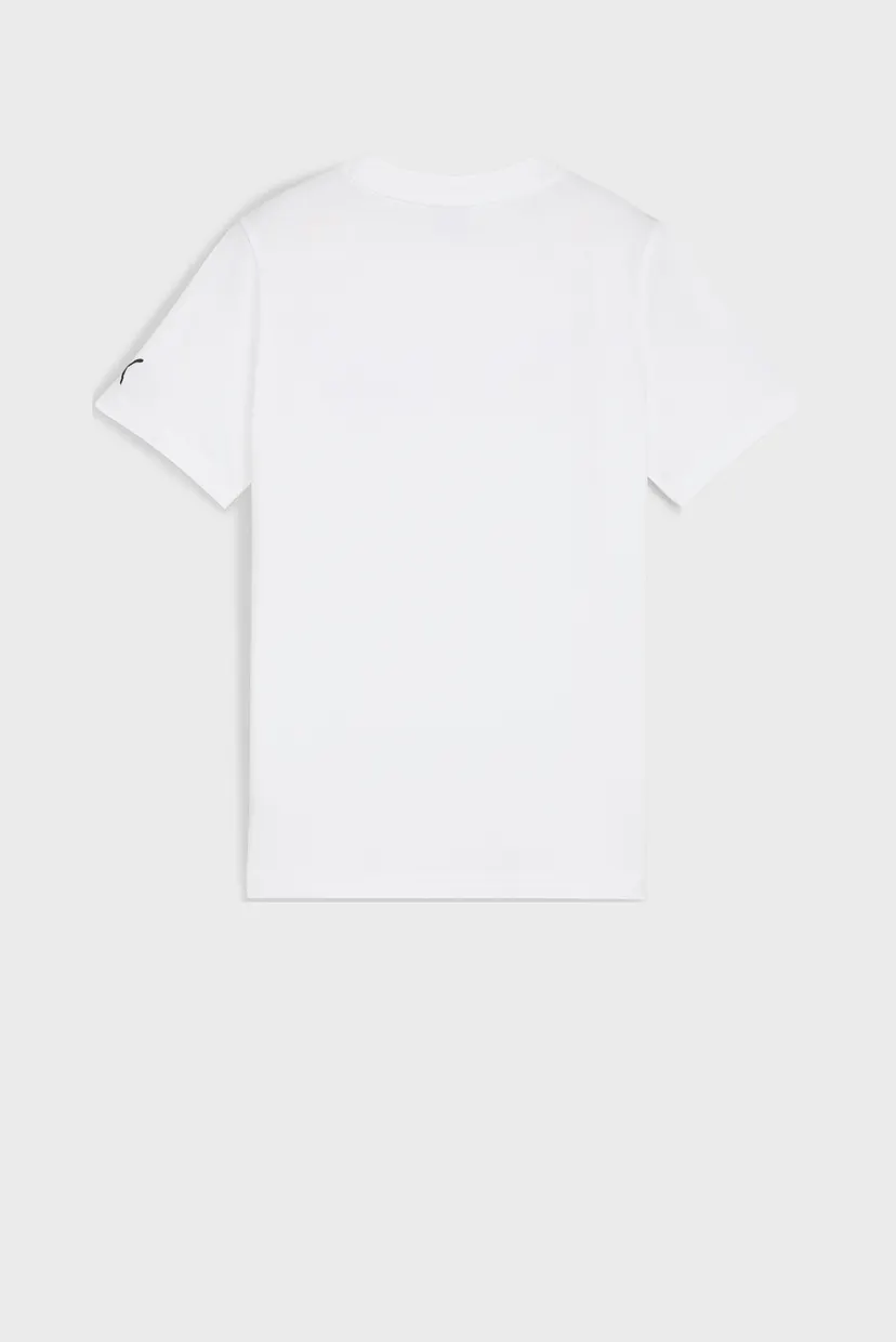 Детская белая футболка Super PUMA Graphic Tee Youth 5