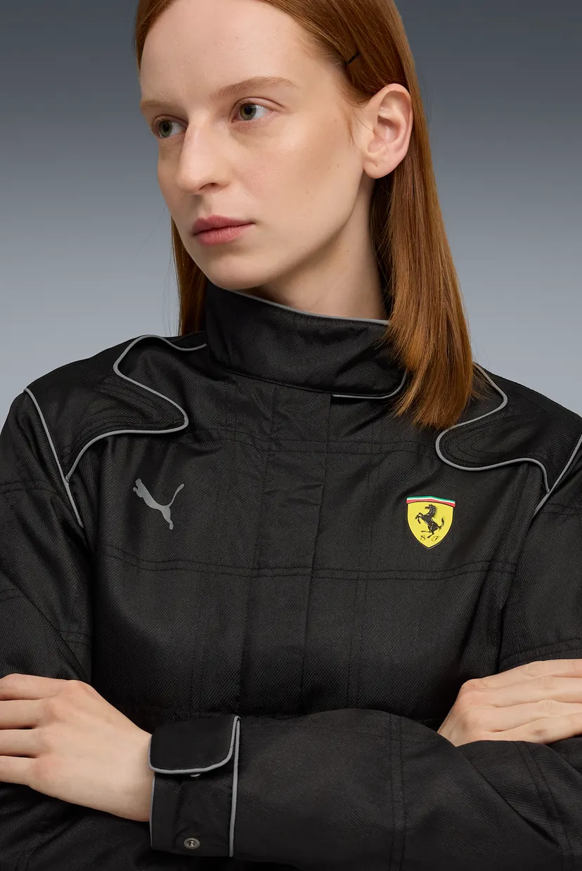 Жіноча чорна вітровка Scuderia Ferrari HP Premium Jacket Women 5
