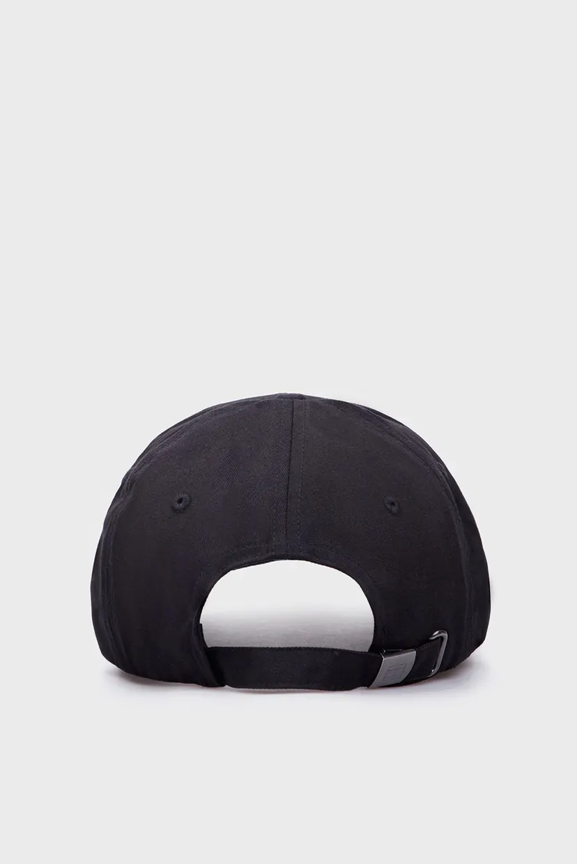 Мужская черная кепка TH CORPORATE COTTON 6 PANEL CAP 3