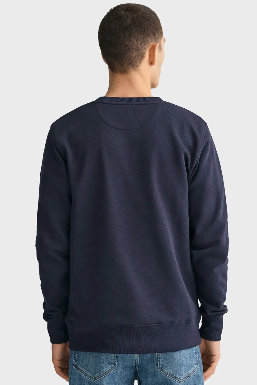 Чоловічий темно-синій світшот REG SHIELD C-NECK 3