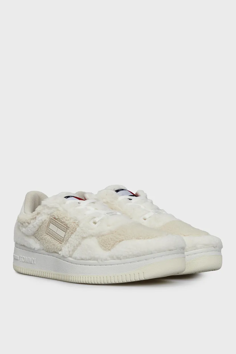 Женские белые сникерcы TJW RETRO BASKET WARM 3