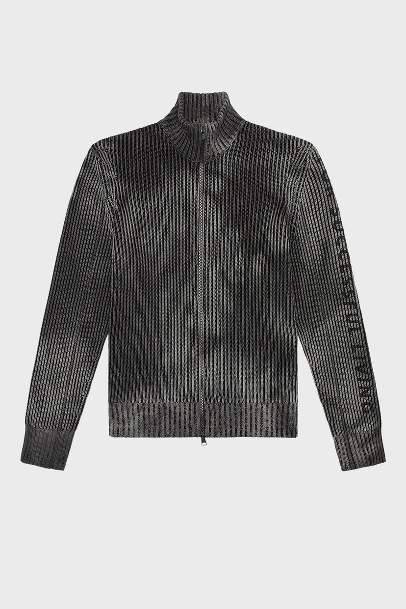 Чоловічий сірий кардиган K-ALONI KNITWEAR 5