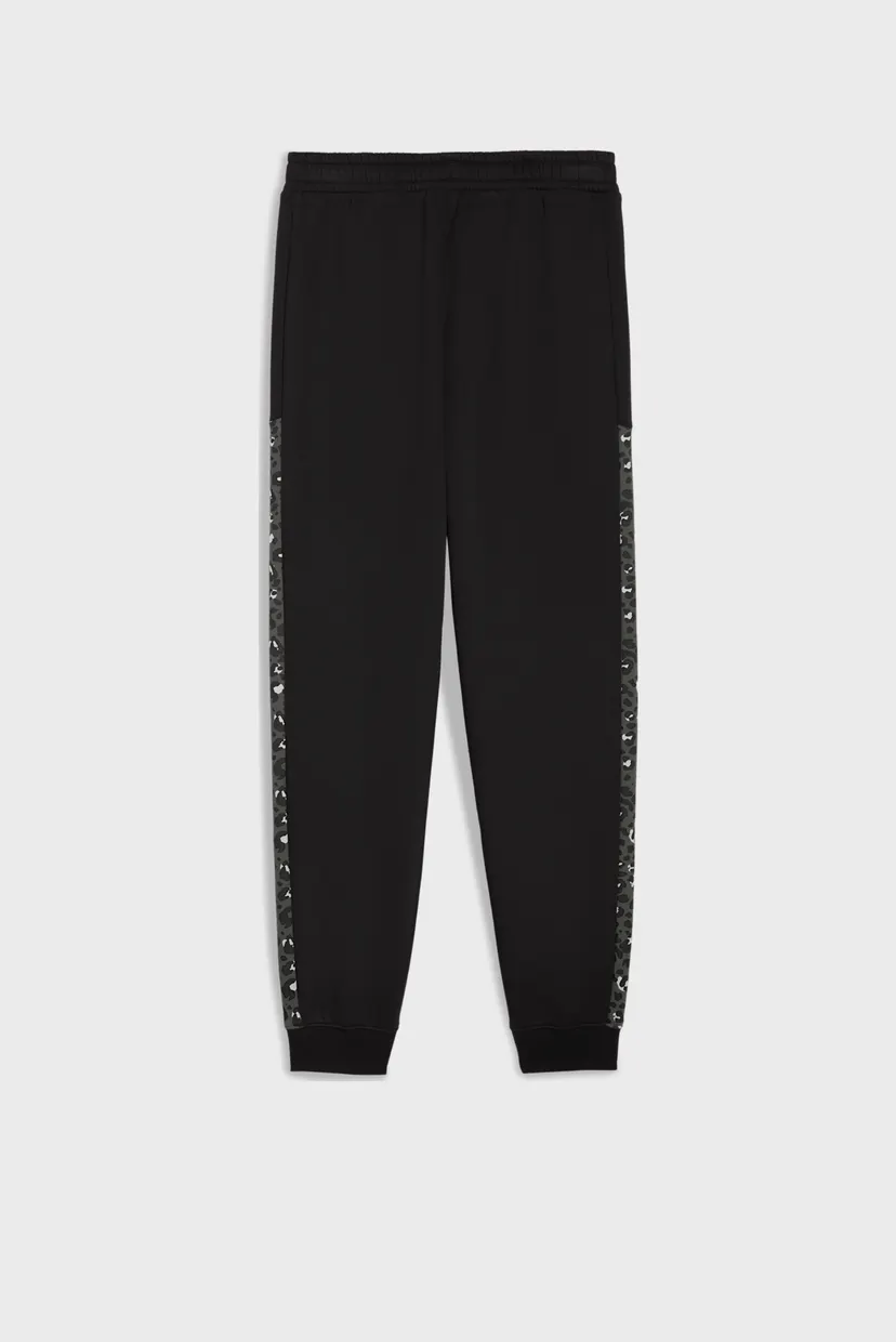 Детские черные спортивные брюки Essentials Graphic Animal High-Waist Sweatpants Youth 5