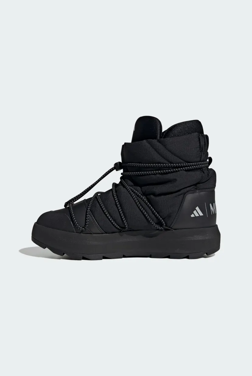 Чорні місяцеходи adidas x MOON BOOT ACE MID 6