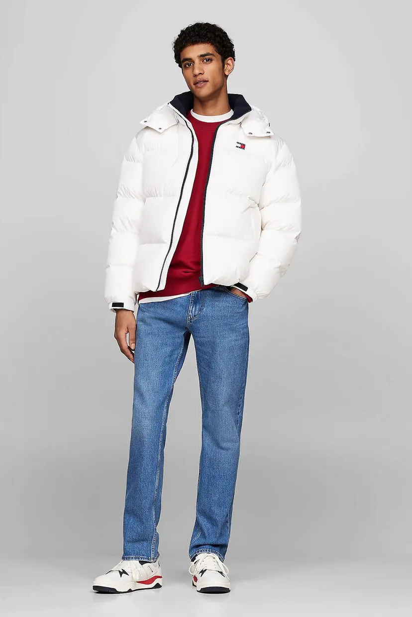 Мужской белый пуховик TJM FLAG BACK ALASKA PUFFER EXT 3