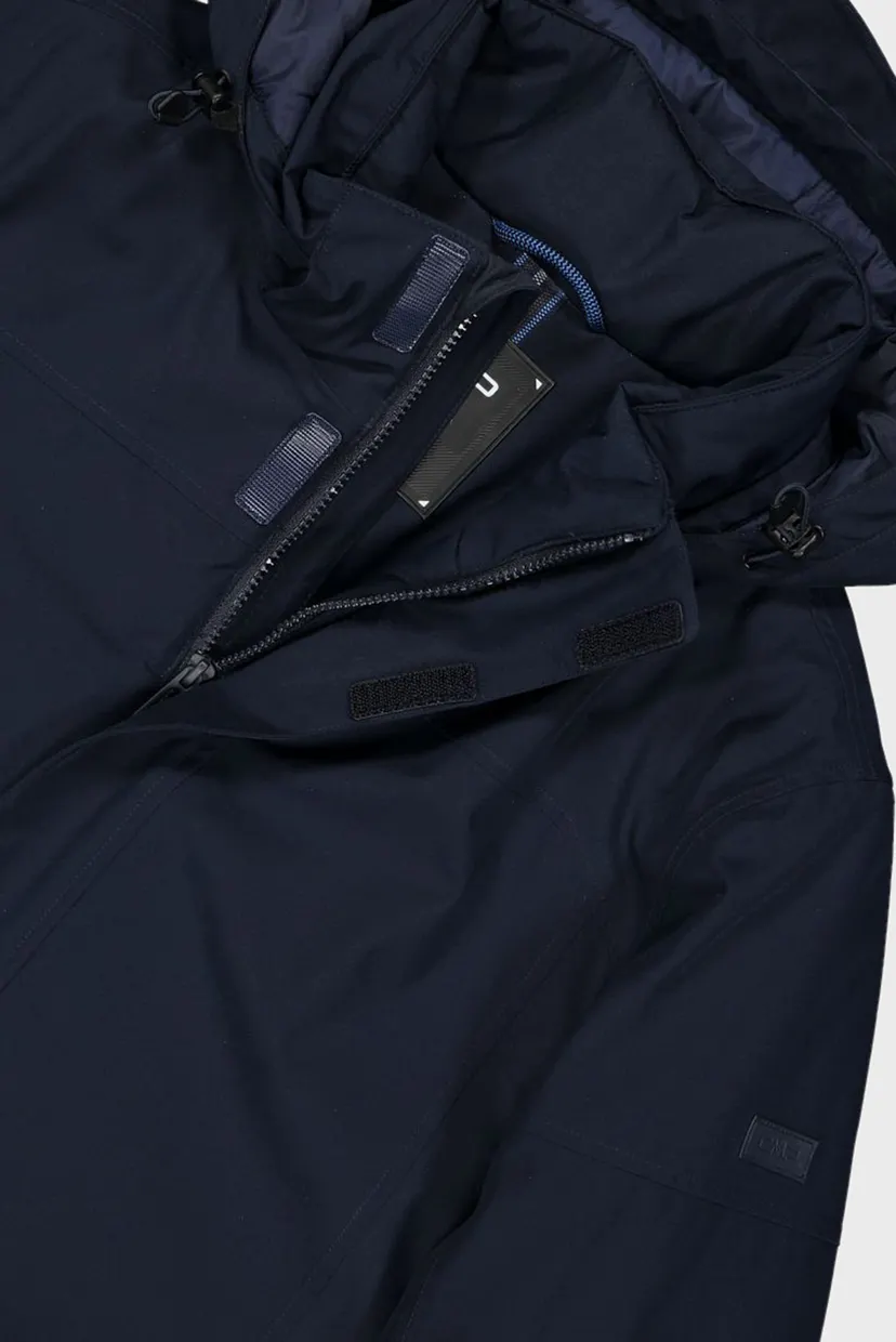 Мужская темно-синяя парка ZIP HOOD FEEL WARM 5