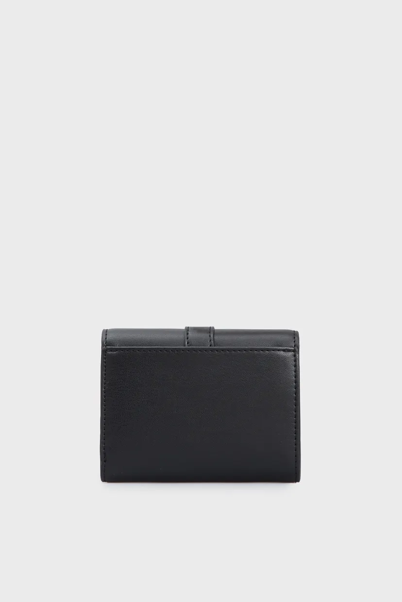 Жіночий чорний гаманець TH HERITAGE MED FLAP 4