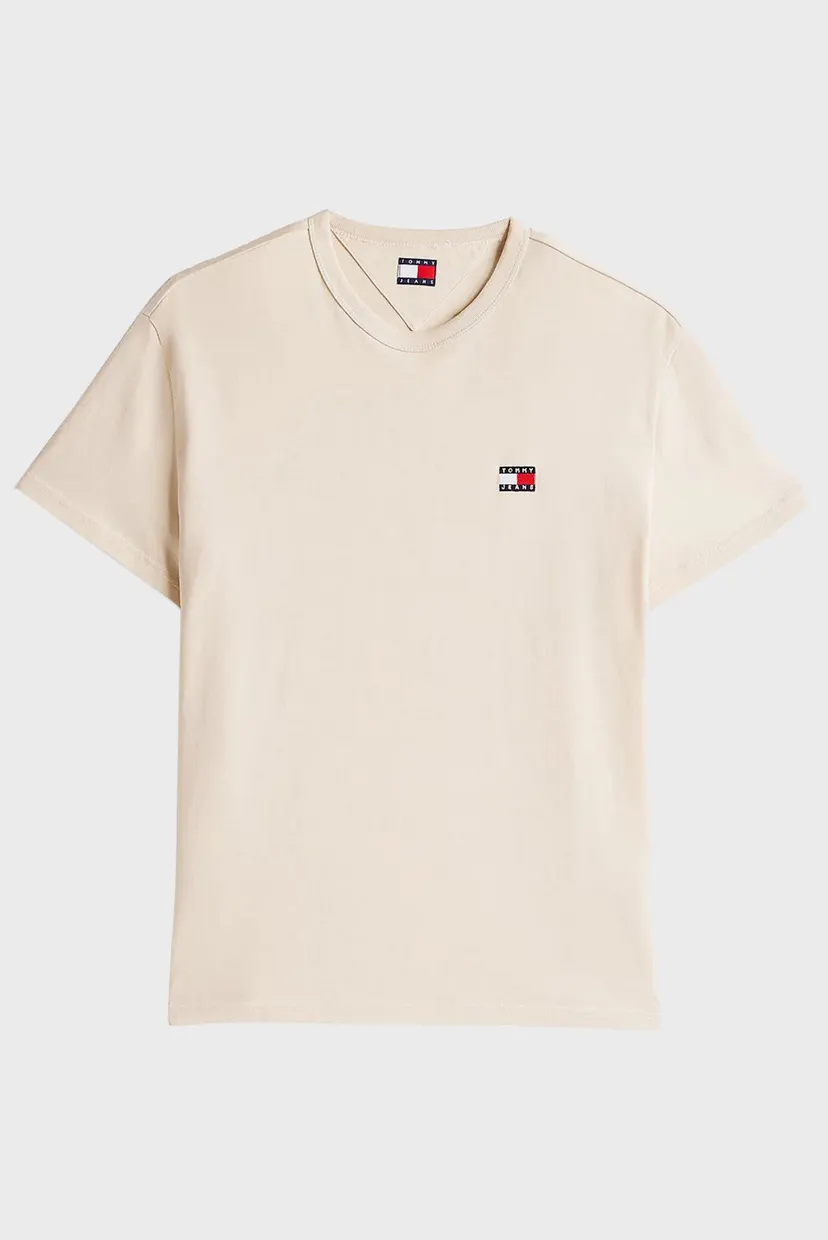 Чоловіча бежева футболка REG BADGE TEE EXT 5