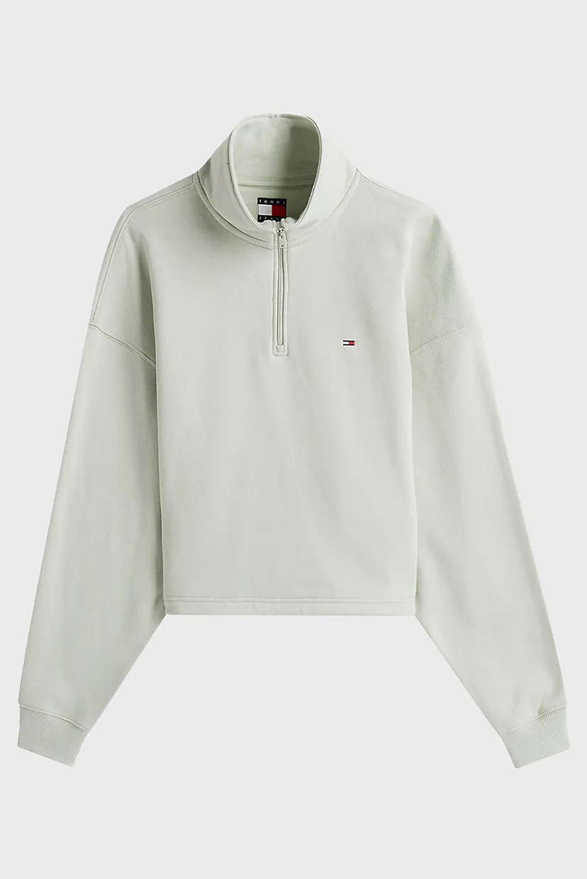 Женская мятная спортивная кофта TJW BXY CRP 1/4 ZIP 5