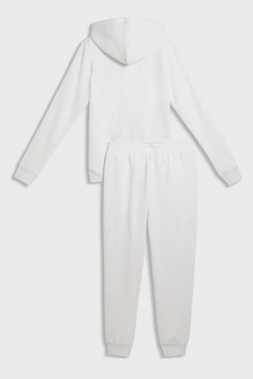 Жіночий світло-сірий спортивний костюм (худі, штани) Hooded Full-Zip Tracksuit Women 5