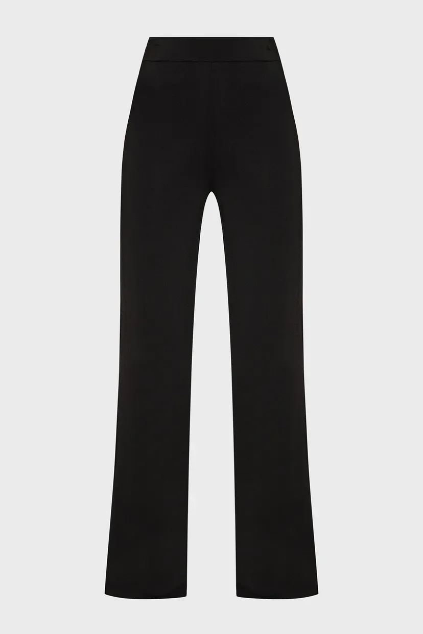Жіночі чорні брюки RAYON SWEATER PANT 5