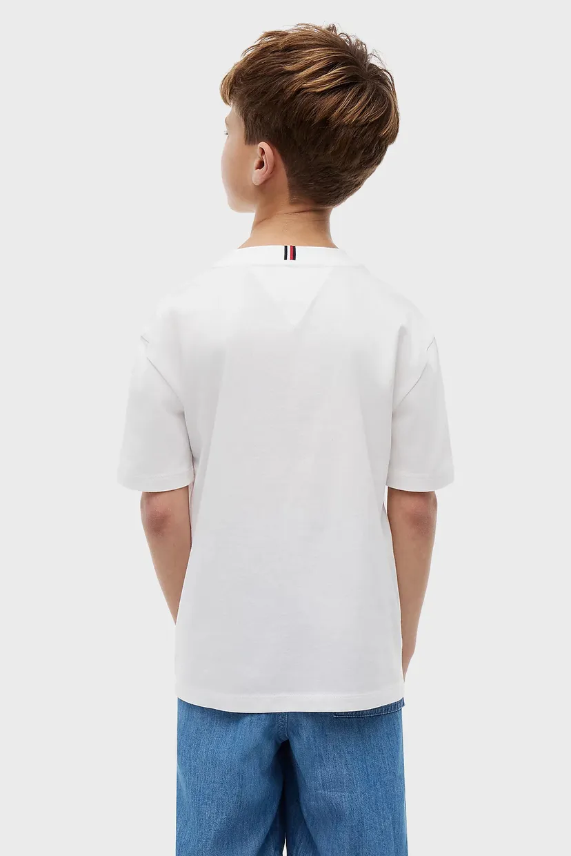 Дитяча біла футболка TOMMY FLAG GRAFFITI T-SHIRT SS 3