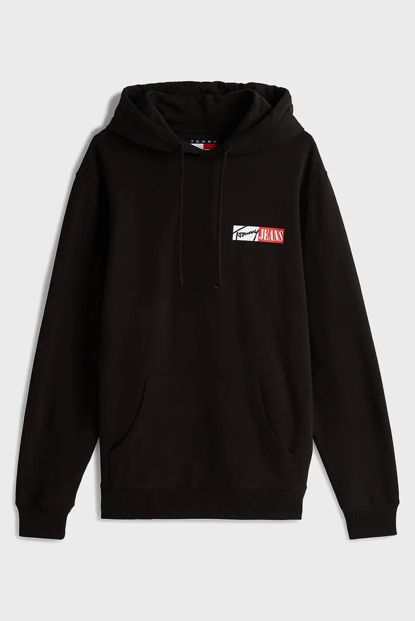 Мужское черное худи TJM REG ENTRY GRAPHIC HOODIE EXT 5