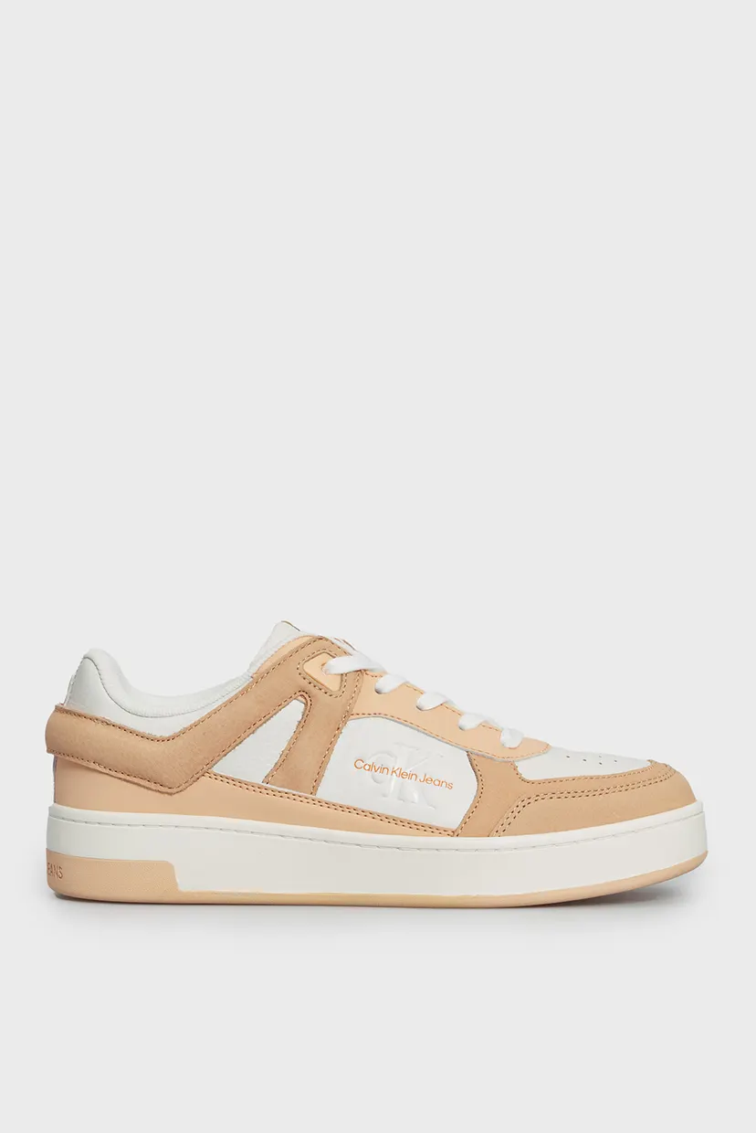 Жіночі шкіряні снікерcи BASKET CUPSOLE LOW MIX ML FAD Calvin Klein