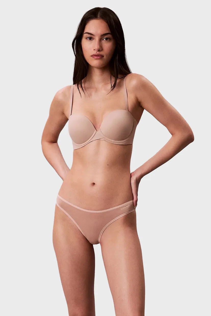 Жіночий бежевий бюстгальтер STRAPLESS 4