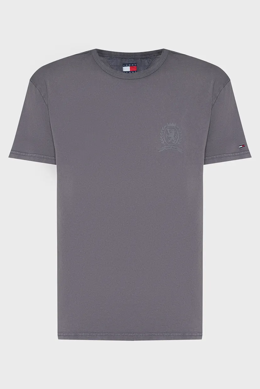 Чоловіча темно-сіра футболка REG CREST TEE 5