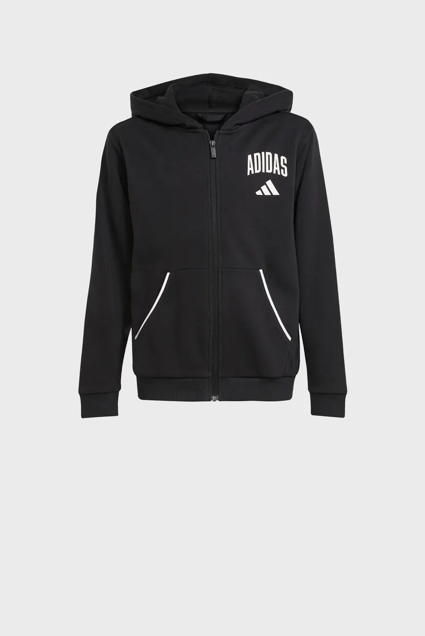 Дитяче чорне худі Seasonals Essentials Collegiate Typography Full-Zip Kids 7