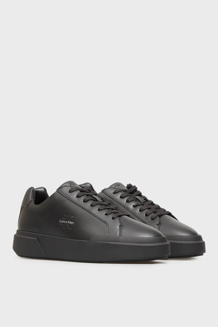 Мужские черные кожаные сникерсы CHUNKY CUPSOLE 3
