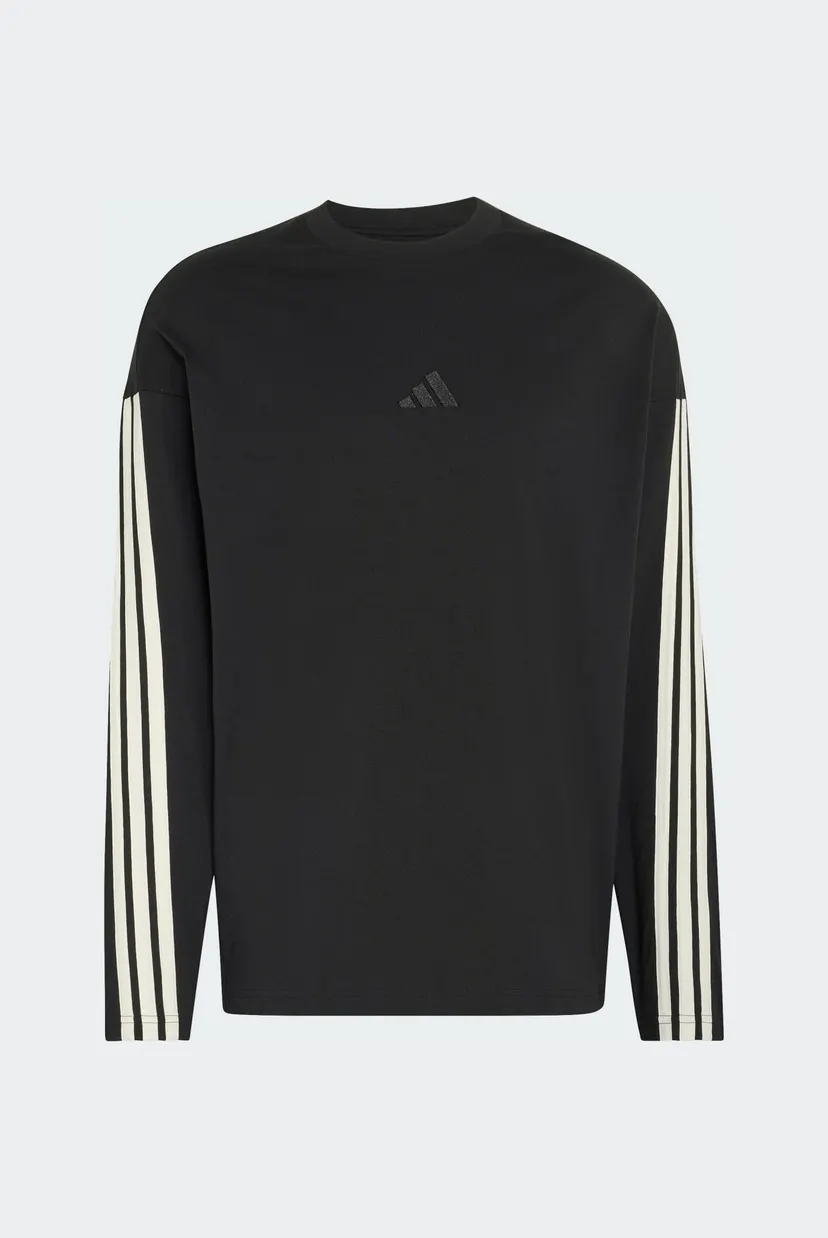 Мужской черный лонгслив ADIDAS KIT 3-STRIPES 6