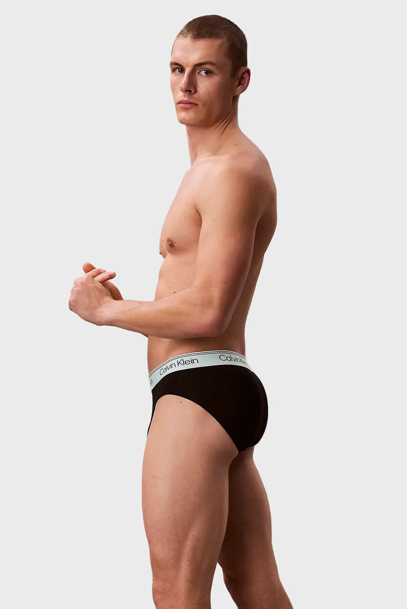 Мужские черные брифы (3 шт) HIP BRIEF 4