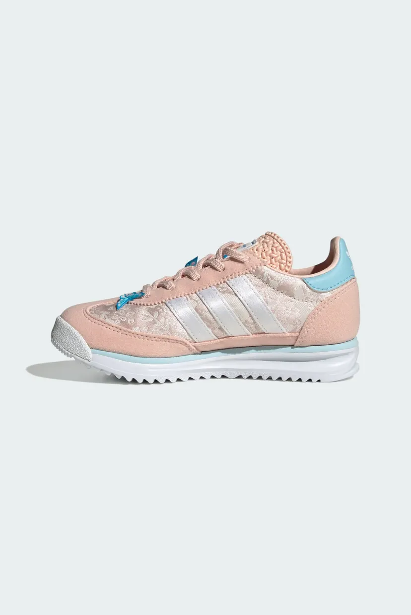 Детские пудровые кроссовки ADIDAS DISNEY SL 72 RS ELASTIC LACE 6