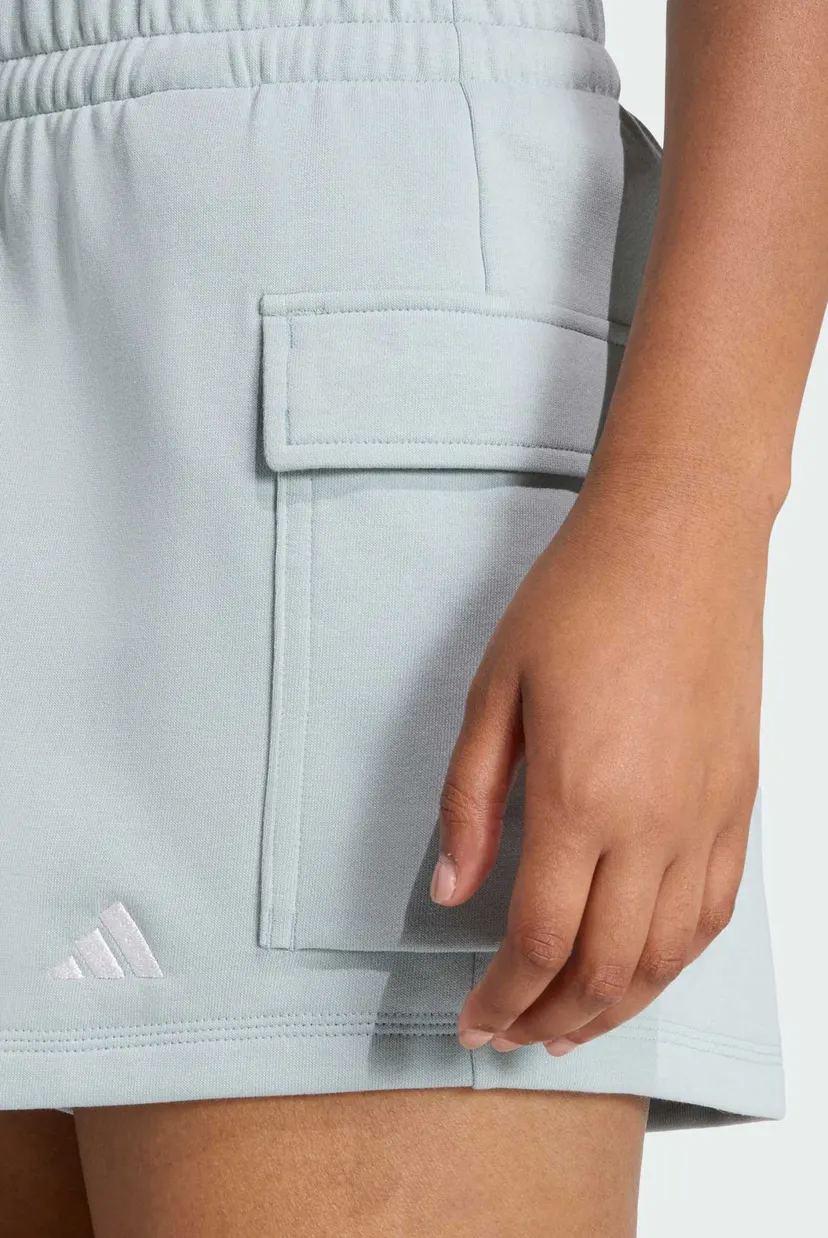 Жіночі м'ятні шорти Essentials Small Logo French Terry Cargo 4