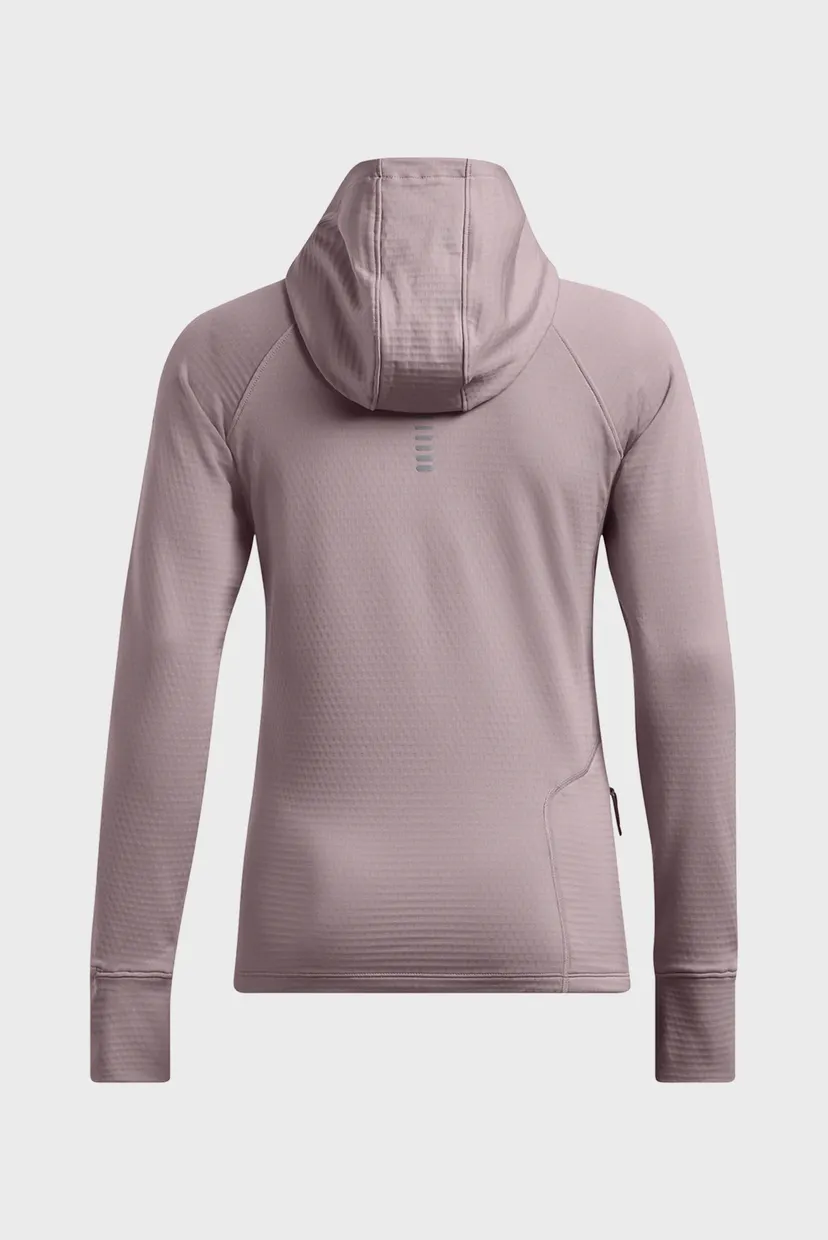 Женское пудровое худи UA LE CW Balaclava Hoodie 5