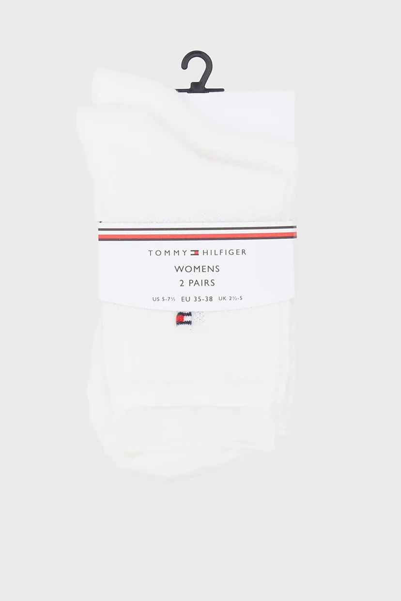 Женские белые носки (2 пары) SHORT LUREX 3