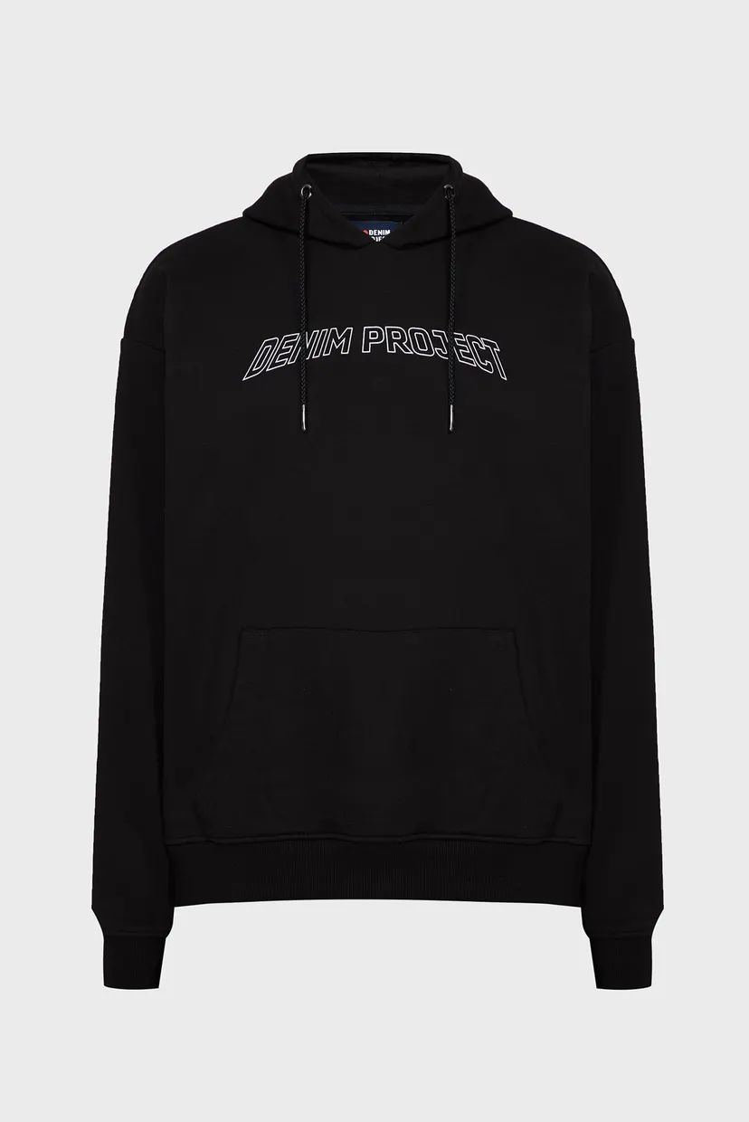 Мужское черное худи DPCLEAN HOODIE 6