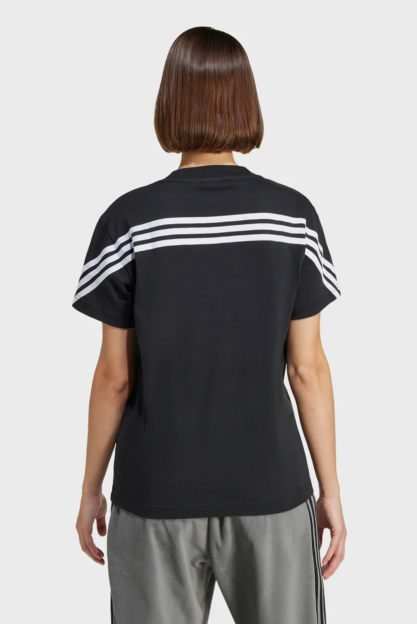 Жіноча чорна футболка Future Icons 3-Stripes 3