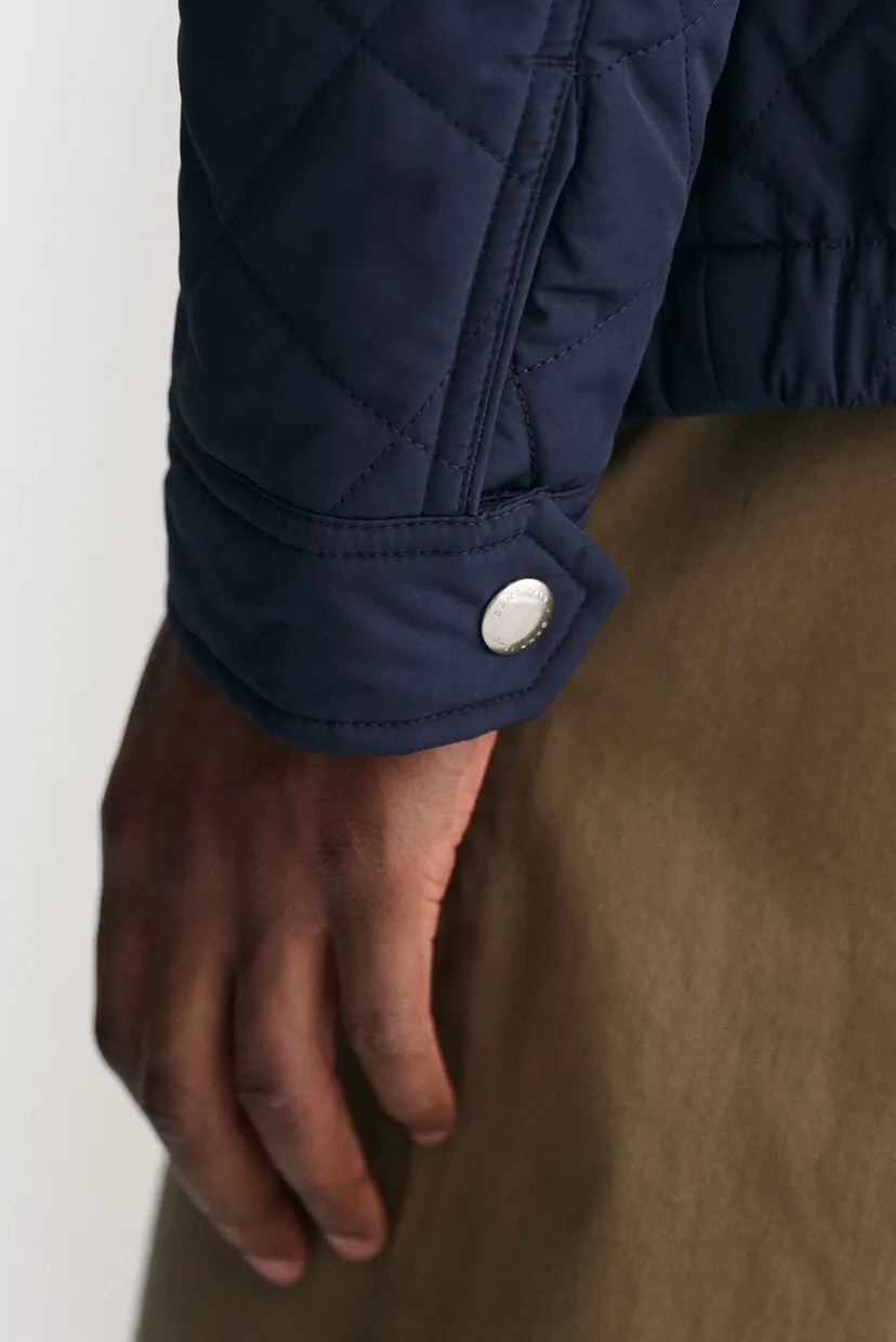 Мужская темно-синяя куртка QUILTED WINDCHEATER 7