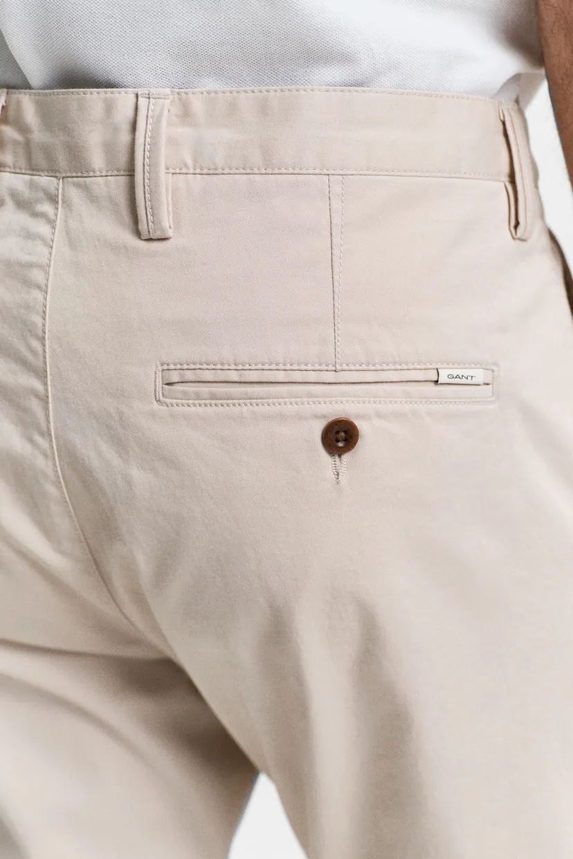 Мужские бежевые чиносы SLIM TWILL CHINOS 4