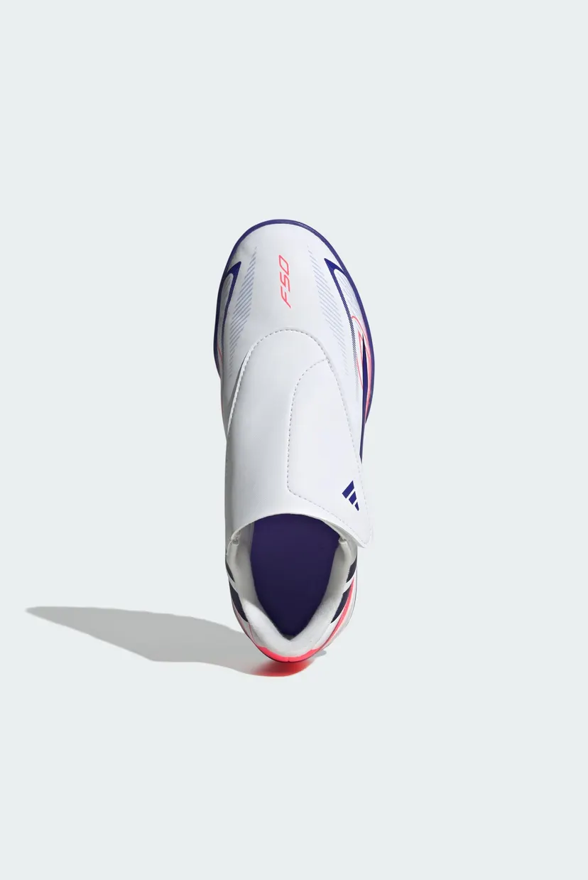 Дитячі білі сороконіжки F50 HYPERFAST CLUB Velcro Football Kids 4