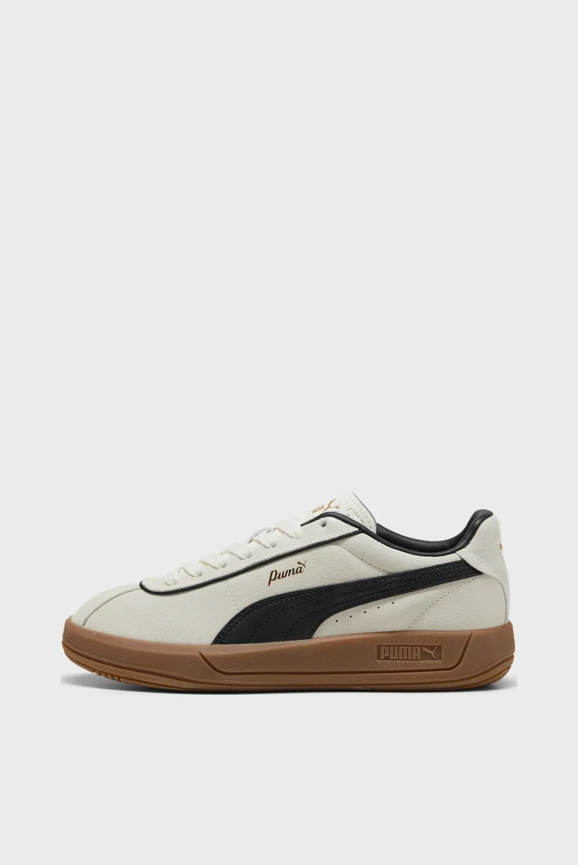 Женские белые замшевые сникерсы PUMA Club Klassika Suede Sneakers Women 3