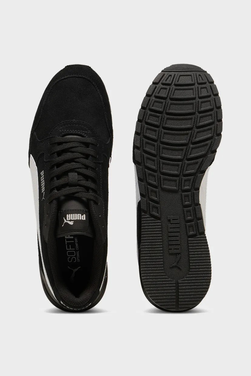Черные замшевые кроссовки ST Runner v4 Suede Sneakers Unisex 5