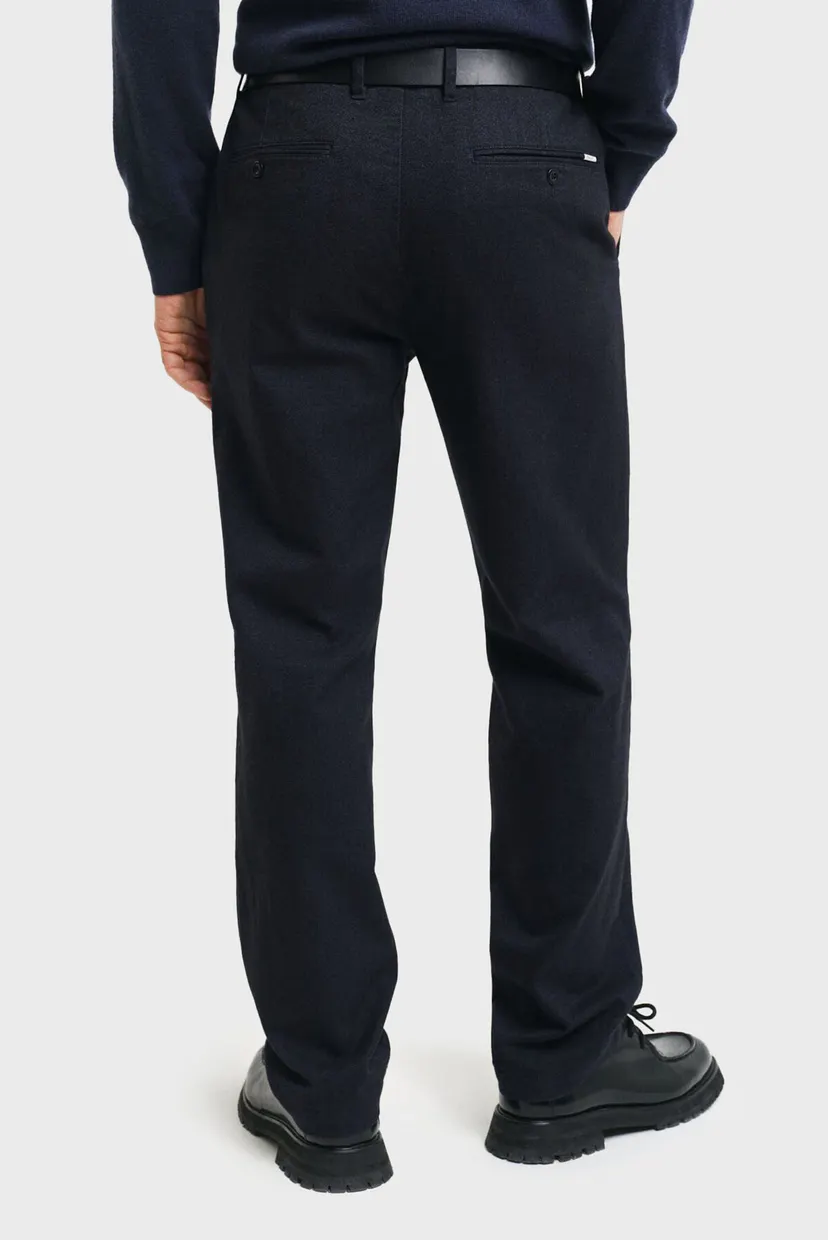 Чоловічі темно-сині брюки SLIM TWO TONE PANTS 3