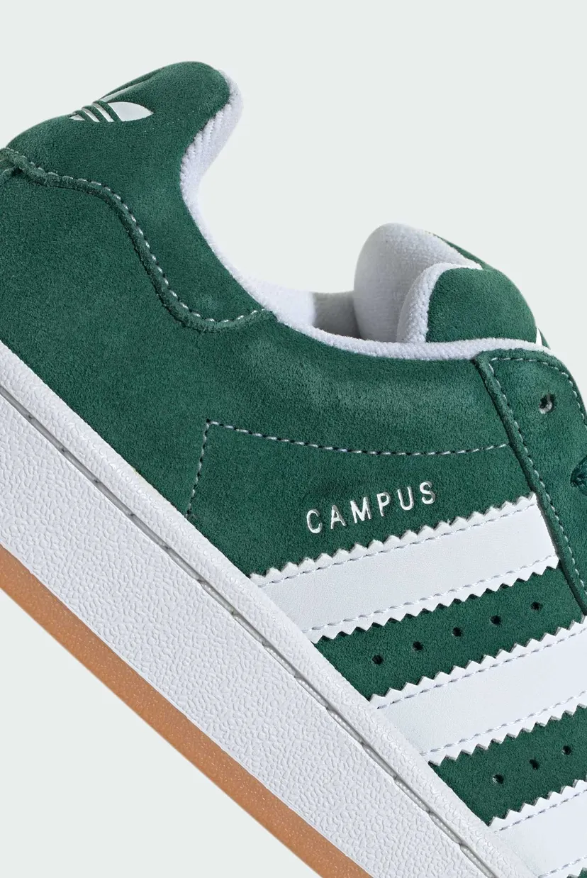 Дитячі зелені замшеві снікерси Campus 00s 9
