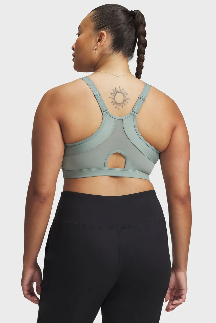 Женский мятный топ UA Infinity Low 2.0 Bra 4