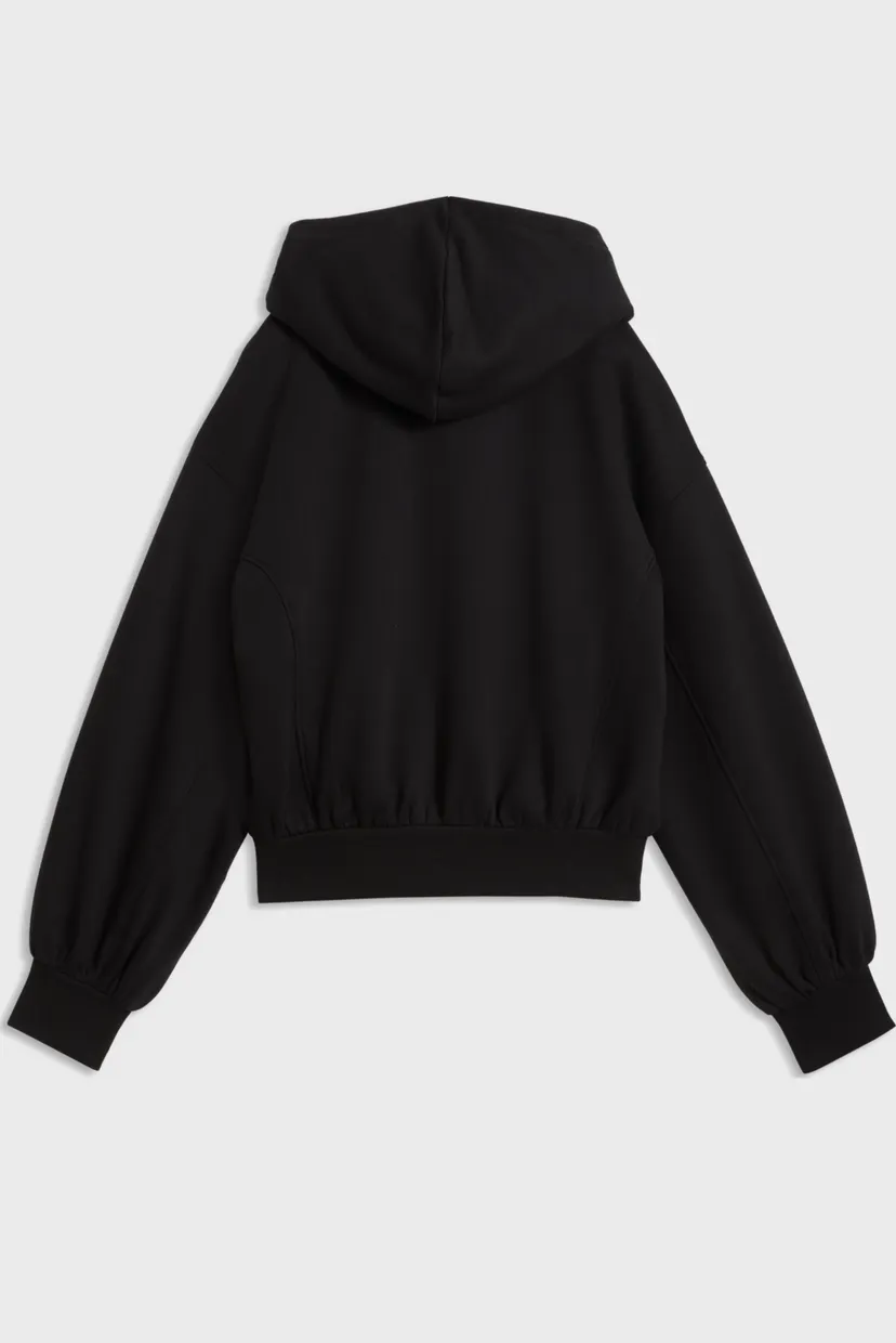 Жіноче чорне худі HER Relaxed Fleece Hoodie Women 5