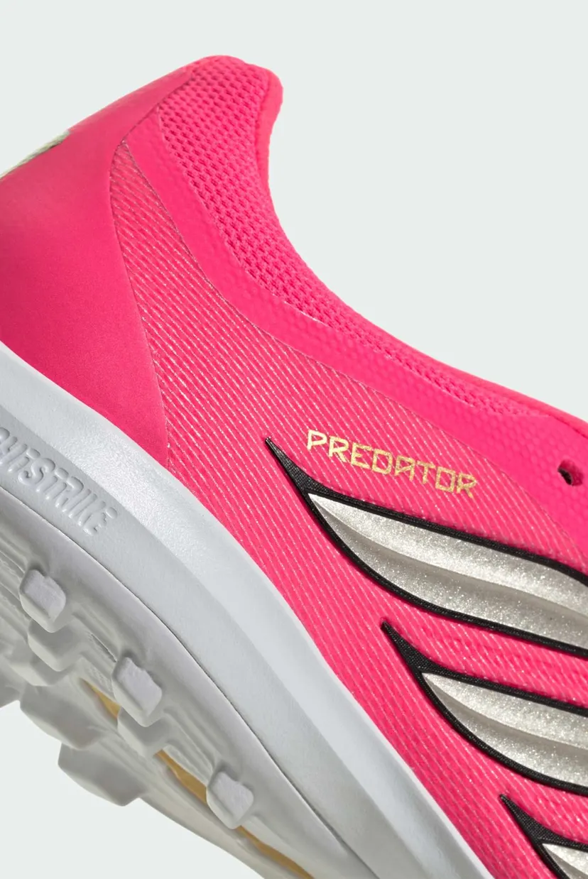 Розовые сороконожки PREDATOR LEAGUE Fold-Over Tongue Turf Football 9
