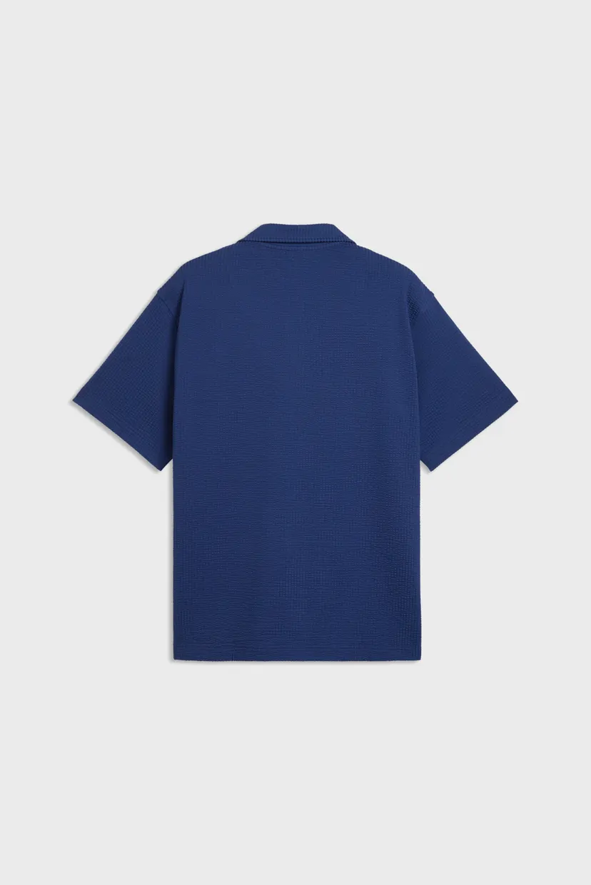 Чоловіча темно-синя сорочка Essentials Elevated Shirt Men 5