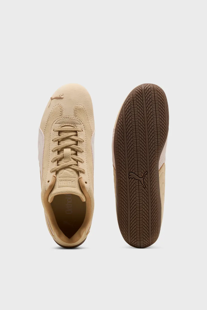 Женские бежевые замшевые кроссовки Speedcat Wine Club Sneakers Women 5