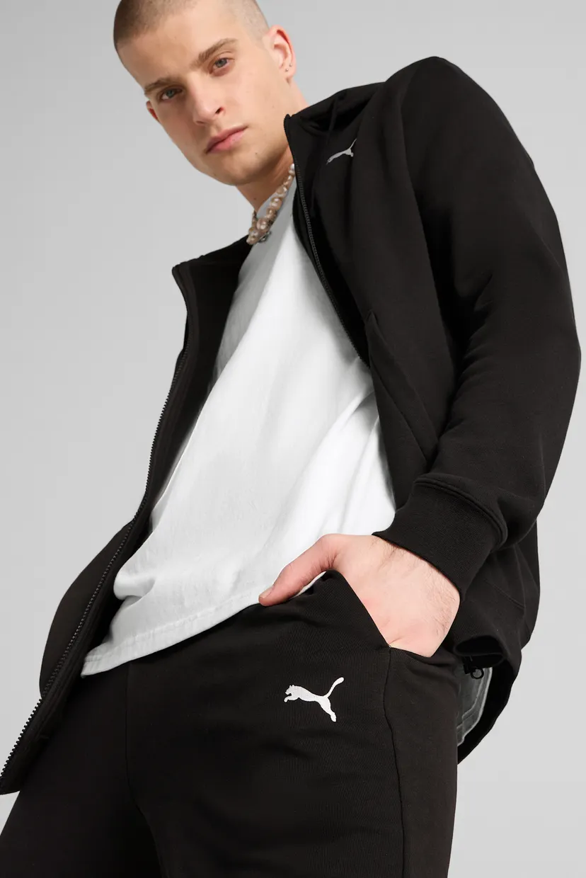 Мужские черные спортивные брюки Essentials Sweatpants Men 4